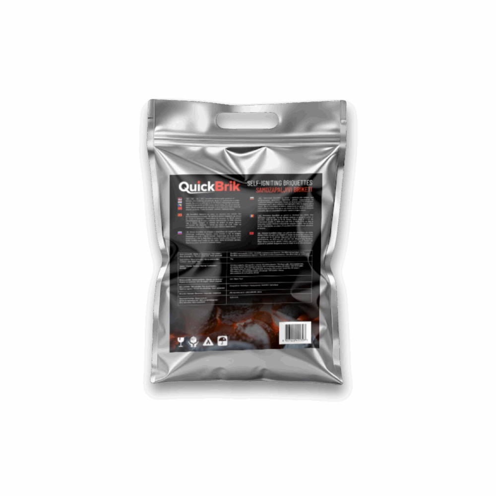 QuickBrik ® samozapaljivi briketi - 2kg - Slika 2
